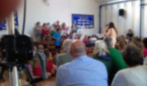 Students participating in the School Prop at the Rougham VCP School