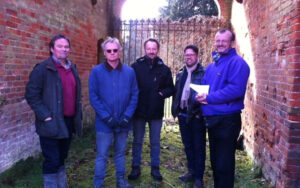 Looking at the structure of the clock tower and stableyard and getting advice from Jon Parker, Moorish Consulting Engineers.