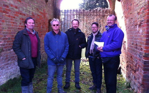 Looking at the structure of the clock tower and stableyard and getting advice from Jon Parker, Moorish Consulting Engineers.