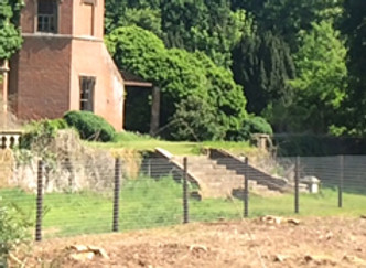 The trustees have reluctantly decided to erect a security fence around the ruins of Rougham Hall.